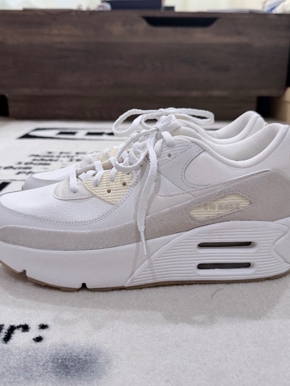 WMNS AIR MAX 90 LV9 'SAIL LIGHT OREWOOD' Double Stacked Air Sneakers